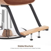 BarberPub Modern Hydraulic Salon Chair, Swivel Barber Chair