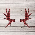thumbnail image 2 of Allen, Kimberly 15x15 White Modern Wood Framed Museum Art Print Titled - Antlers 1, 2 of 4