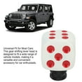 thumbnail image 4 of Shifter Stick Knob, Car Modified Universal Dice Gear Shifting Lever Knob Transmission  Lever Head With 3 Adapter And Wrench Fit For Most Automatic Manual Cars, Easy To Install, 4 of 8