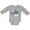 AC-Heather Grey, variant on Inktastic Shark Dinner Boys or Girls Long Sleeve Baby Bodysuit