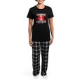 thumbnail image 4 of CafePress - Zombie Hunter Women's Dark Pajamas - Women's Short Sleeve Print T-Shirt and Pants Dark Cotton Pajama Set, 4 of 7