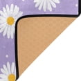thumbnail image 3 of Ryvnso Daisy Floral Purple Area Rug Floor Mats Non-Slip Home Carpet 80 x 58 inch, 3 of 7