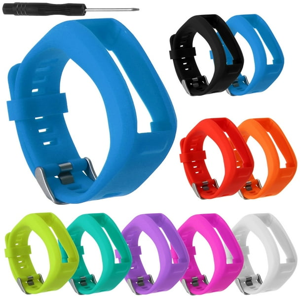 StrapsCo Silicone Rubber Replacement Watch Band Strap with tool