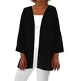 thumbnail image 2 of Women'S Cardigans,Lightweight Front Open Cardigan For Women Summer Clearance,Open Front Breathable Cardigans,Womens Summer Fall Solid Color Cardigan Long Sleeve Loose Cover Up Casual Blouse Tops, 2 of 5