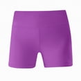 thumbnail image 4 of TAmten Girls Shorts Girls Athletic Shorts Kids High Waisted Yoga Dance Biker Shorts Comfy Gymnastics Shorts 5-14Y(Dark Purple,5-6 Years), 4 of 6