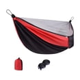 thumbnail image 2 of Outdoor Camping Hammock with Hanging Hook, Hanging Rope, Mosquito-proof Mesh, Storage Bag, Convenient To Install Portable Hammock for Outdoor Activities / Backyard / Patio, 2 of 6