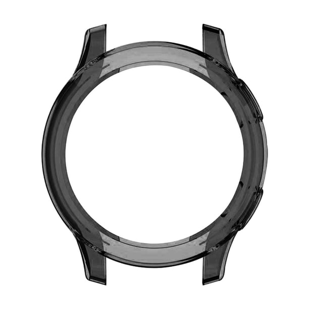 Cateissary Funda para reloj Estuche para muñeca Protector deportivo Relojes inteligentes Negro transparente V4S