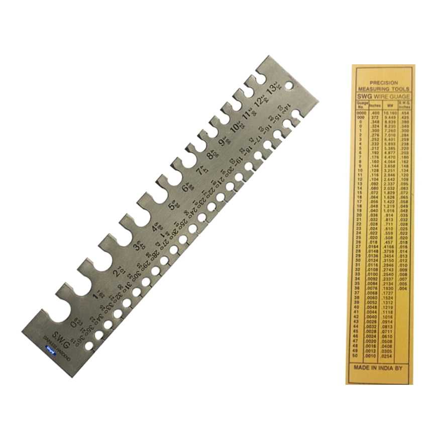 Wire Gauge Measuring Tool Standard SWG 036 Precision Measuring