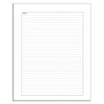 thumbnail image 4 of BookFactory Professional Record Book Record and Account Notebook College Ruled Notebook - 312 Pages (8'' x 10'') Section Sewn Hardbound (Made in USA), 4 of 5