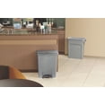 thumbnail image 3 of Bote de basura Rubbermaid Commercial Slim Jim de 8 galones, gris, 3 of 7