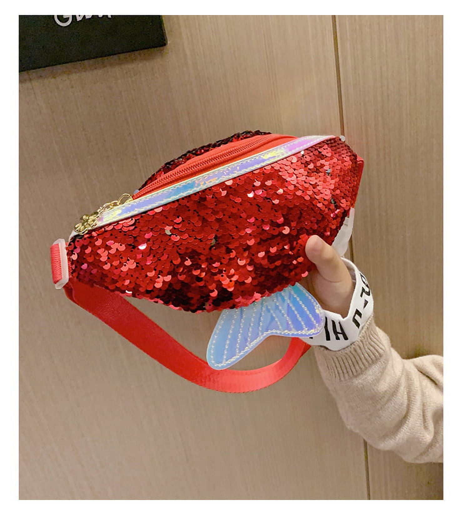 Buy Sequin Small Chain Sling Bag-Pink Online - Accessorize India