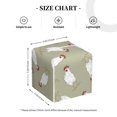 thumbnail image 2 of Rateoe Funny Chicken Pattern Tissue Box Cover, Modern Square Decorative Leather Facial Paper Case Organizer Holder Dispenser 5X5X5'', 2 of 8