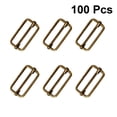 thumbnail image 3 of 100PCS Slide Belt Connection Roller Buckles Bag Strap Adjustable Metal Pin Buckles for Backpack Suitcase Clothes(Bronze), 3 of 8