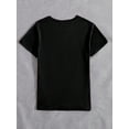 thumbnail image 3 of Camiseta de manga corta para mujer transpirable Moda de veranoGiraffe Print Short Sleeve T-Shirt With Eyelashes For Casual Outfits For New Year Clothes Graphic ChCamisetas de verano para mujer, mang, 3 of 7