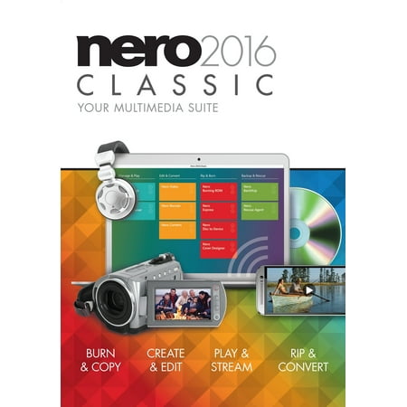 Nero 2016 Classic - Cd/dvd Authoring - 10 Box Retail - Pc