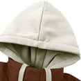 thumbnail image 3 of Mens Puffer Jacket Thickened Winter Coat Waterproof Warm Hooded Parka Lightweight Insulated Snow Padded Down, 3 of 5