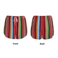 thumbnail image 5 of Haiem Mexican Serape Blanket Stripes Women's 2 in 1 Running Shorts - Lightweight Athletic Workout Gym Yoga Breathable Sports Shorts Liner with Phone Pockets-XX-Large, 5 of 9