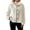 AA-White, variant on BiZtdJrK Womens Cropped Jackets Button Down Lapel Collar Long Sleeve Fuzzy Fleece Jacket Fashion Winter Coats White M