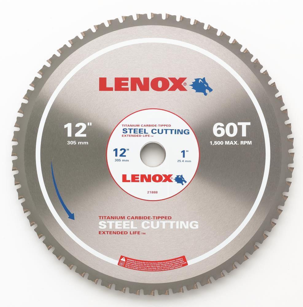 Lenox-21888 12 In. 60 TPI Carbide F/Steel Saw Blade - Walmart.com Lenox Bandsaw Blades For Stainless Steel