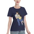 thumbnail image 2 of Women's Basic Short Sleeve T-Shirt Conan and Xiaolan, 2 of 6