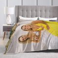 thumbnail image 6 of Personalised Name Custom Thin Blanket for Baby Kids Youth Teenager Adult Anti-pilling Flannel Text Initials Monogram Gifts Customised Throws Blankets For Best Friends Couple Birthday Gift, 6 of 6
