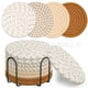 thumbnail image 2 of Bebida Mesa de Café 8 Piezas Absorbente Bebida Estilo Boho Conjuntos Mesa de Madera de Color Sala de Estar, 2 of 8