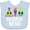AE-Light Blue, variant on Inktastic Science Nerd Chemistry Boys or Girls Baby Bib