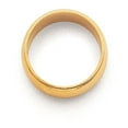 thumbnail image 3 of Auriga Fine Jewelry 14K Yellow Gold 2mm Half-Round Wedding Band for Women Size 8, 3 of 6