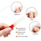 thumbnail image 4 of Limas de uñas de doble cara de vidrio colorido, tira profesional transparente degradado de cristal pulido, suministros de herramientas de manicura DIY, 1 Uds., 4 of 5
