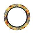 thumbnail image 7 of Jeiento Sunflower Golf Cart Steering Wheel Cover Vintage 13 Inch Steering Wheel Covers Sun Shade Cover Comfortable Vehicle Accessories Decor, 7 of 7
