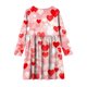 thumbnail image 4 of Vestidos de Manga Larga de las Niñas Tamaño 7-8 Elástico A-Línea Twirly Skater Cuello Redondo Escuela Casual, Manga Larga Vestido de Línea para Mujeres, 4 of 6