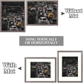 thumbnail image 4 of Golden State Art 11x14 Gray Picture Frames Matted to 8x10, Wood Finished Style, Gray, Set of 2, 4 of 8