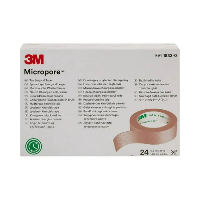 Buy 3M HEALTHCARE MICROPORE 3 INCH PAPER SURGICAL TAPE Online & Get Upto  60% OFF at PharmEasy