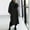 Black, variant on Babysbule Summer Women Dresses Fashion Women Autumn O-Neck Solid Loose Hooded Comfy Long Sleeve Dress