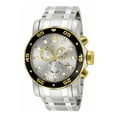 thumbnail image 1 of Invicta Pro Diver 80040 Montre Habillée Chronographe pour Homme en Acier Inoxydable Argenté Plaqué avec Pièces Suisses, 1 of 5