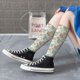 thumbnail image 5 of Fotbe Cute Owl Calcetas Divertidas Estampadas para Hombre y Mujer, Calcetas de Algodón hasta la Rodilla para Caminar, Correr, Enfermería y Embarazo, 5 of 6