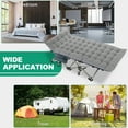 thumbnail image 3 of FICISOG Folding Camping Cots for Adults 900lbs Layer Oxford Sleeping Cots with Carry Bag & Mattress, 3 of 9