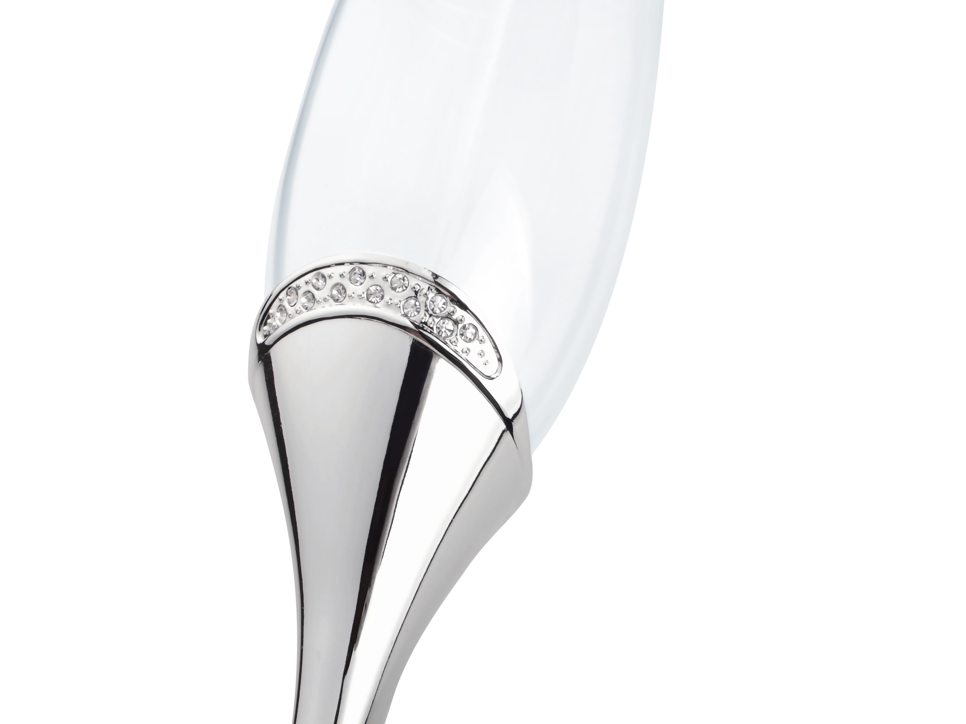 Unik Occasions Regal Collection Toasting Flutes in Silver