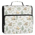 thumbnail image 5 of FORMRS Zipper Binder with Shoulder Strap 2-inch Ring 500 Sheet Capacity File Bag, Watercolor Forest Pattern, 5 of 5