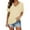 002_Yellow, variant on Sweet Home Farm V Neck T Shirts for Women Short Sleeves Plain Color Soft Loose Fitting Summer Short Sleeve Shirts for Women Grey
