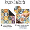 thumbnail image 4 of Extra Large Boho Design Mahjong Mat 31.5 Inch Square Rubber Table Cover Features Non-Skid Bottom for Stability and Noise Reduction for Tiles and Cards, 4 of 7