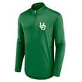 thumbnail image 2 of Men's Fanatics Green Oregon Ducks Quarterback Mock Neck Quarter-Zip Top, 2 of 3