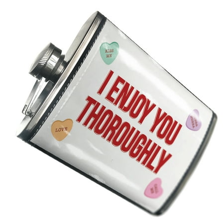 

NEONBLOND Flask I Enjoy You Thoroughly Valentine s Day Love Candy Hearts