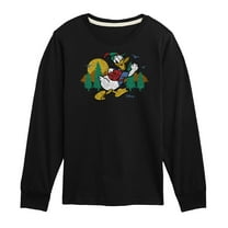 Disney - Mickey & Friends - Donald Duck Goes on a Hike - Toddler And Youth Long Sleeve Graphic T-Shirt