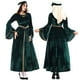 thumbnail image 5 of Vestido medieval retro de corte con mangas acampanadas, disfraz de reina renacentista para mujer, traje de fiesta de Halloween para actuación, 5 of 5