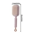 thumbnail image 5 of Retractable Cushion Massage Comb, Anti Static Self Cleaning Hair Brush for Women, Self Cleaning Air Cushion Comb with Retractable Bristles, Easy Clean Anti Static Hair Brush (3PcsMix), 5 of 5