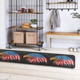thumbnail image 4 of SKYSONIC Eagle Labor Day Runner Rug with Rubber Backing, USA Flag Non Slip Entryway Rug Runner Washable Soft Area Rug Carpet for Hallway Bedroom Kitchen Decor,2'x6', 4 of 6