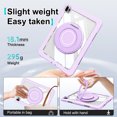 thumbnail image 4 of XYX Shockproof Tablet Case for iPad Pro 11 inch 4th/3rd/2nd Gen (2022/2021/2020) with 360 Rotating Stand, Slim Lightweight Protective Case, Purple, 4 of 5