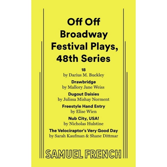 Off Off Broadway Festival Plays, 48th Series, (Paperback)