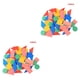 thumbnail image 2 of Bewildely 150Pcs Colorful Self-adhesive Stickers Colorful Geometric Decal Handmade Supplies Sticker Craft Toys Kids Children 2piezas, 2 of 6